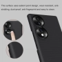 NILLKIN Frosted Shield калъф за Honor 70 5G – твърд матов гръб, черен и Скрийн Протектор, снимка 5