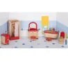 Игрален комплект Goki Bathroom – обзавеждане за баня за куклена къща, снимка 2