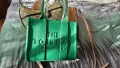Мини The Tote Bag зелена чанта, снимка 6
