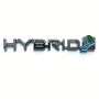 Голяма метална емблема HYBRID за автомобили, снимка 1