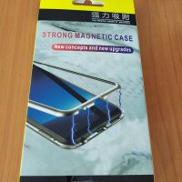 360 Стъклен магнитен кейс за Samsung Galaxy A71, Червен, снимка 2 - Калъфи, кейсове - 35523314