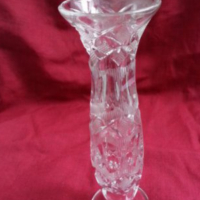 кристална ваза, снимка 1 - Антикварни и старинни предмети - 17710279