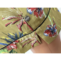 Дамска риза блуза MAISON SCOTCH размер M / L горчица многоцветна цветя, снимка 2 - Ризи - 44570296