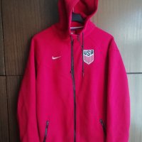 USA Nike Football Soccer оригинален суичър горнище САЩ L размер , снимка 1 - Спортни дрехи, екипи - 41628713