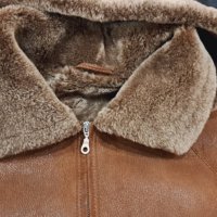 Разкошно кожено палто, снимка 4 - Палта, манта - 39338781