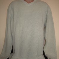 НОВ 100 % оригинален мъжки памучен бежов шпиц пуловер JOOP размер XL от Германия, снимка 1 - Пуловери - 40507430