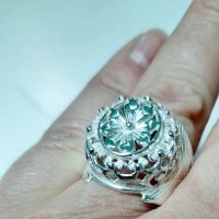 Дамски сребърен пръстен. Класика ретро. Уникат!Идеалния подарък за любим човек!, снимка 2 - Пръстени - 34711554