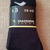 Италиански чорапи DIADORA 3 броя. Размер 39 - 42. Нови., снимка 1 - Мъжки чорапи - 40618378