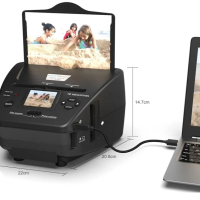 DIGITNOW Film & Photo Scanner, 4-в-1 филмов скенер, с 2.4 инчов LCD екран, конвертиращ  & негативи, снимка 7 - DVD филми - 44773839