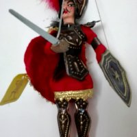 Старинна сициалианска кукла- марионетка, снимка 5 - Колекции - 35831233