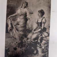 Стара еротична картичка , еротика 1920 г, снимка 1 - Филателия - 35916196
