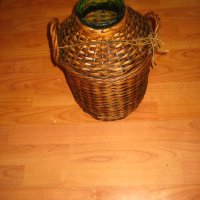 плетена дамаджана, снимка 1 - Антикварни и старинни предмети - 41606956