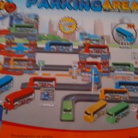 ПИСТА - Паркинг AREA,TAYO- The Little BUS на 3 етажа, снимка 1 - Коли, камиони, мотори, писти - 38696128