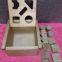 Дървен сортер- образователна играчка , снимка 3 - Образователни игри - 39658772