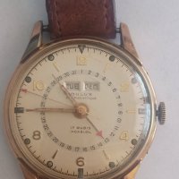 Швейцарски Часовник Dulux triplay - 1960 Ден, месец, дата, снимка 7 - Мъжки - 41020696