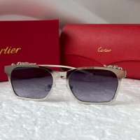 Cartier 2021 дамски слънчеви очила тип котка, снимка 6 - Слънчеви и диоптрични очила - 34665094