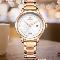 Дамски часовник NAVIFORCE Clarity Rose Gold/White 5008 RGW., снимка 4 - Дамски - 34744589