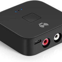 Bluetooth приемник, предавател, ресийвър, трансмитер AUX, NFC, RCA, безжичен, аудио, адаптер, музика, снимка 4 - Ресийвъри, усилватели, смесителни пултове - 41085926