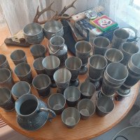 колекционерски зинн чаши бокали кани, снимка 1 - Антикварни и старинни предмети - 40900665