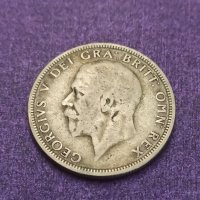 1 Флорин 1930 Великобритания сребро , снимка 2 - Нумизматика и бонистика - 41597262