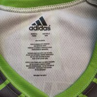 Тениска adidas сива щампована размер M, снимка 3 - Тениски - 42034909