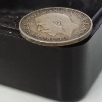 3 пенса 1921 сребро Великобритания , снимка 2 - Нумизматика и бонистика - 41573312