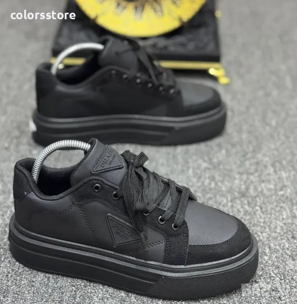 Мъжки черни кецове Pr@ **код SG135, снимка 1