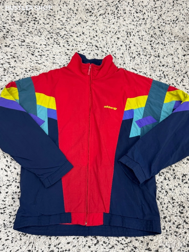 Мъжко горнище VINTAGE ADIDAS 90s TRACK JACKET. Размер L, снимка 1