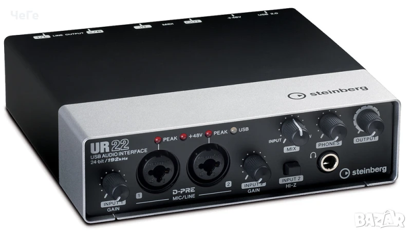 Steinberg UR22 USB Audio Interface - 24-Bit / 192 kHz, снимка 1