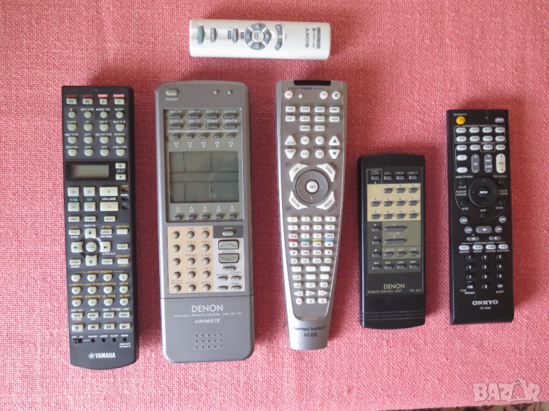ДИСТАНЦИОННИ-DENON RC770,DENON RC 241,2br.,ONKYO,YAMAHA,harmankardon,SONY, снимка 1