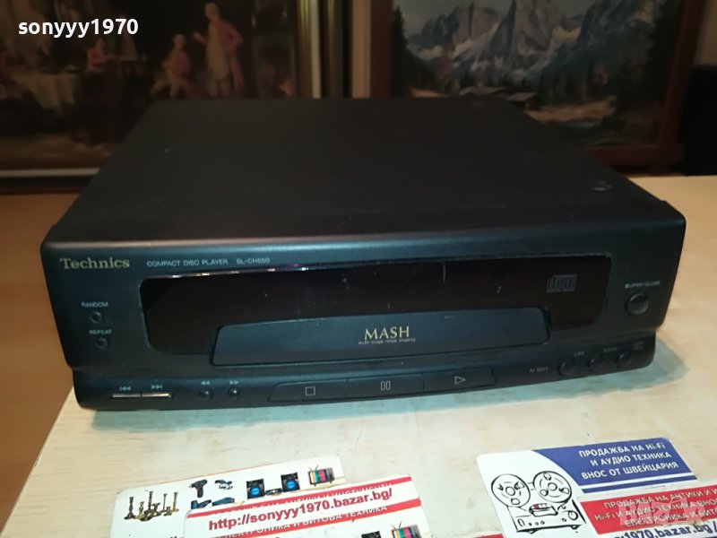 TECHNICS SL-CH550 CD PLAYER MADE IN JAPAN-ВНОС SWISS 1705231409, снимка 1