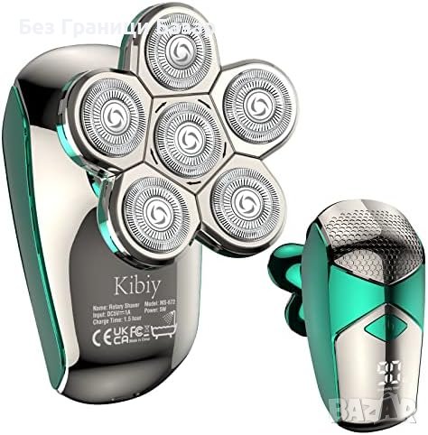 Нова 5 в 1 Водоустойчива Самобръсначка Kibiy с LED Дисплей за мъже, снимка 1