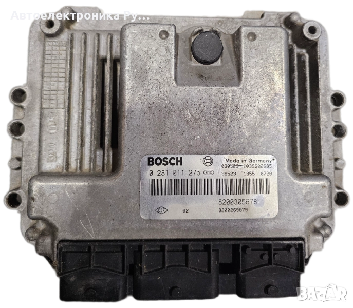 компютър RENAULT MEGANE SCENIC 1.9 DCI BOSCH ,0281011275, 0 281 011 275, 8200305678, снимка 1