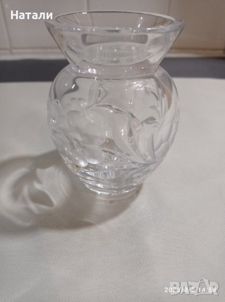 кристална немска ваза 902, снимка 1