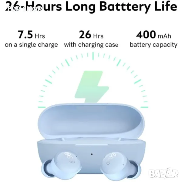 Безжични слушалки висок клас QCY T17, BLUETOOTH 5.1, снимка 1