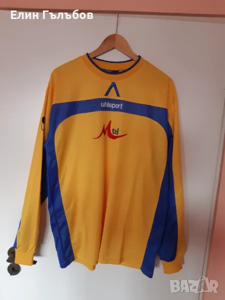 Екип жълт (фланелка и гащета) на Левски на Седрик Бардон, снимка 1