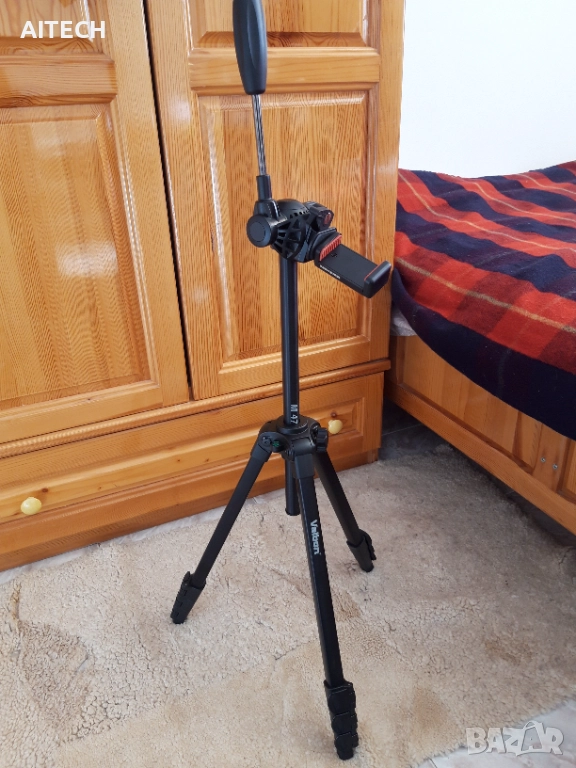 Трипод Velbon M47  + Калъф, снимка 1