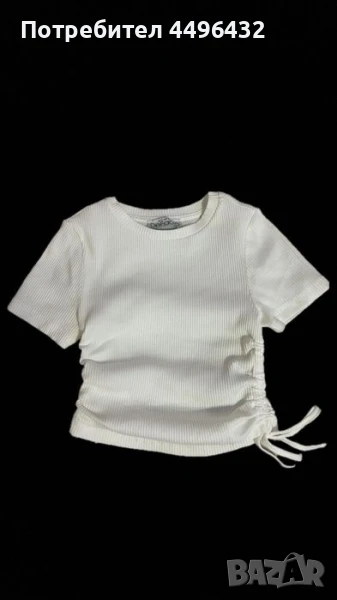 Бяла тениска DeFacto, снимка 1