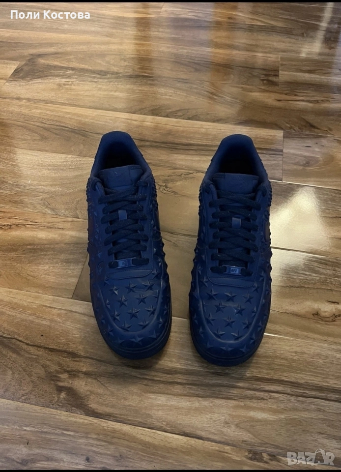 Nike Air Force 1 Low Stars LV8 Navy Blue Uk11, снимка 1