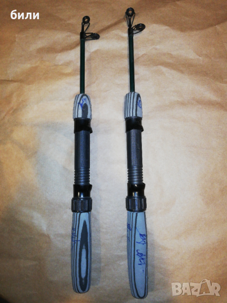 Въдици за подледен риболов с автограф от украинският отбор, снимка 1