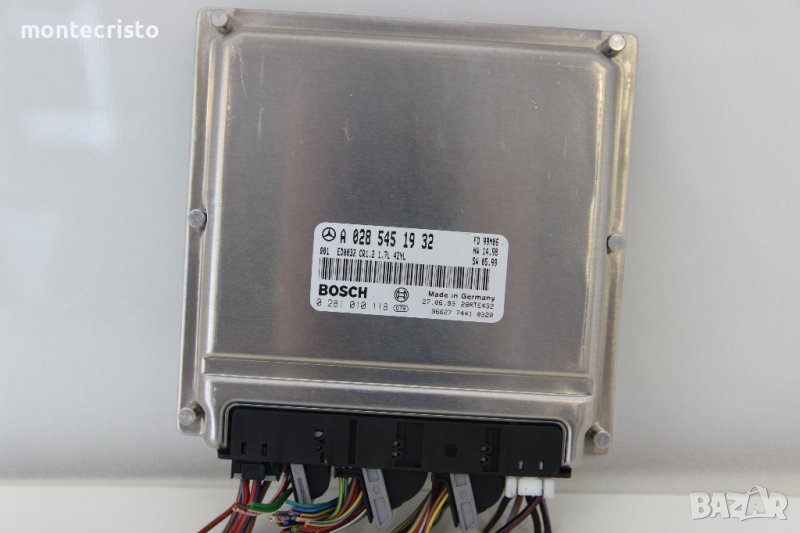 Моторен компютър ECU Mercedes A-class W168 (1998-2004г.) A 028 545 19 32 / A0285451932 / 0281010118, снимка 1