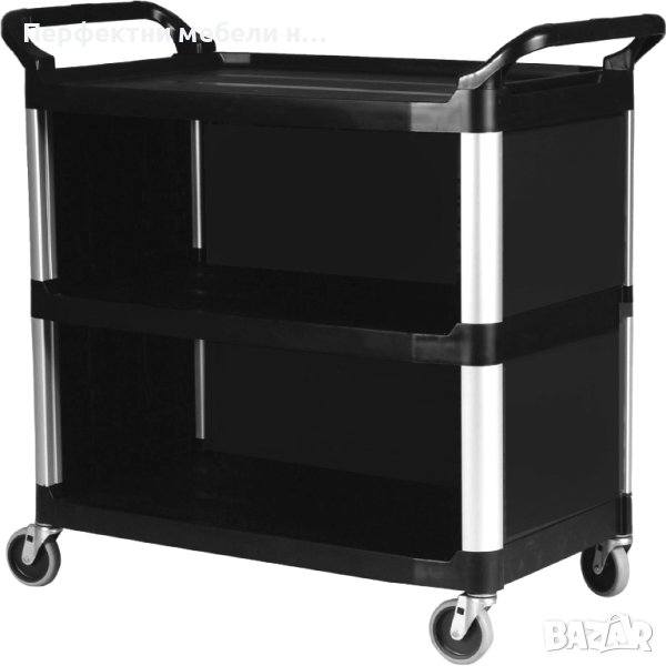Професионална комбинирана закрита количка за сервиранена склад-с контейнери  , снимка 1