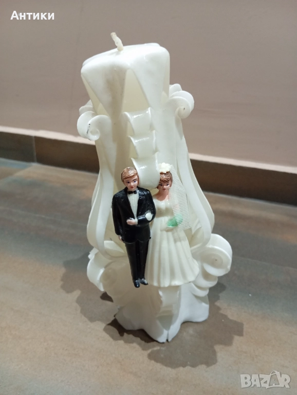 Свещ стара сватбена , снимка 1