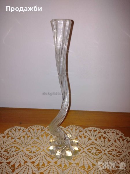 Красива и стилна ваза за 1 цвете, снимка 1