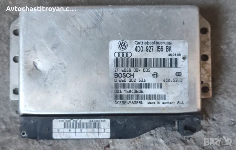 Компютър скоростна кутия - автомат - Audi A8 D2 - 4D0 927 156 BK, снимка 1
