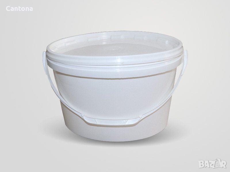 Пластмасова кутия 3,5л. овал, снимка 1