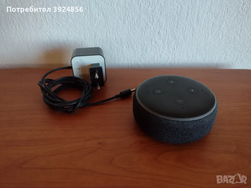 Amazon echo dot 3nd смарт колонка-гласов асистент, снимка 1