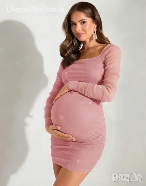 Официална рокля за бременни, снимка 1