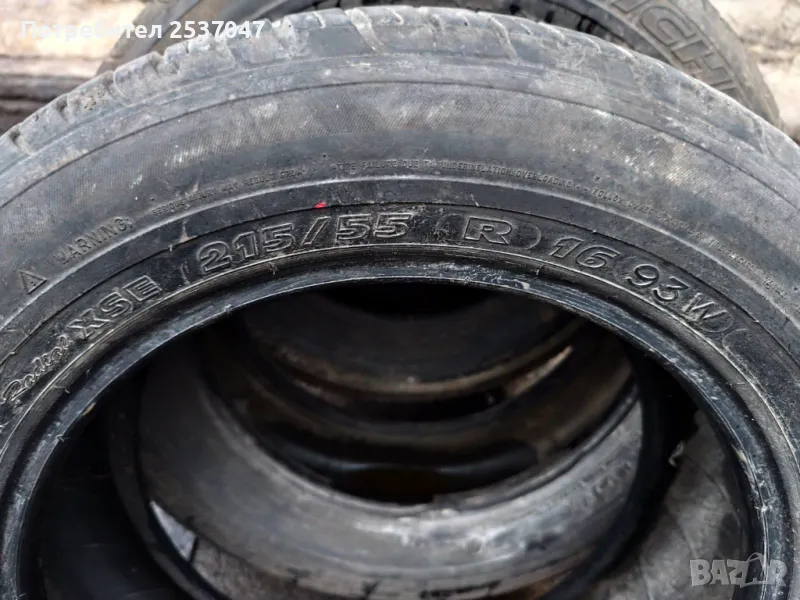 4бр летни гуми MICHELIN 215/55R16 93W, снимка 1