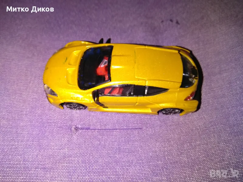 Renault Megane BBurago метална количка маркова винтидж 1:43, снимка 1